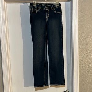 Style & Co. Dark Blue Straight Leg Jeans Size 2P